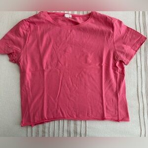 Pink crop top